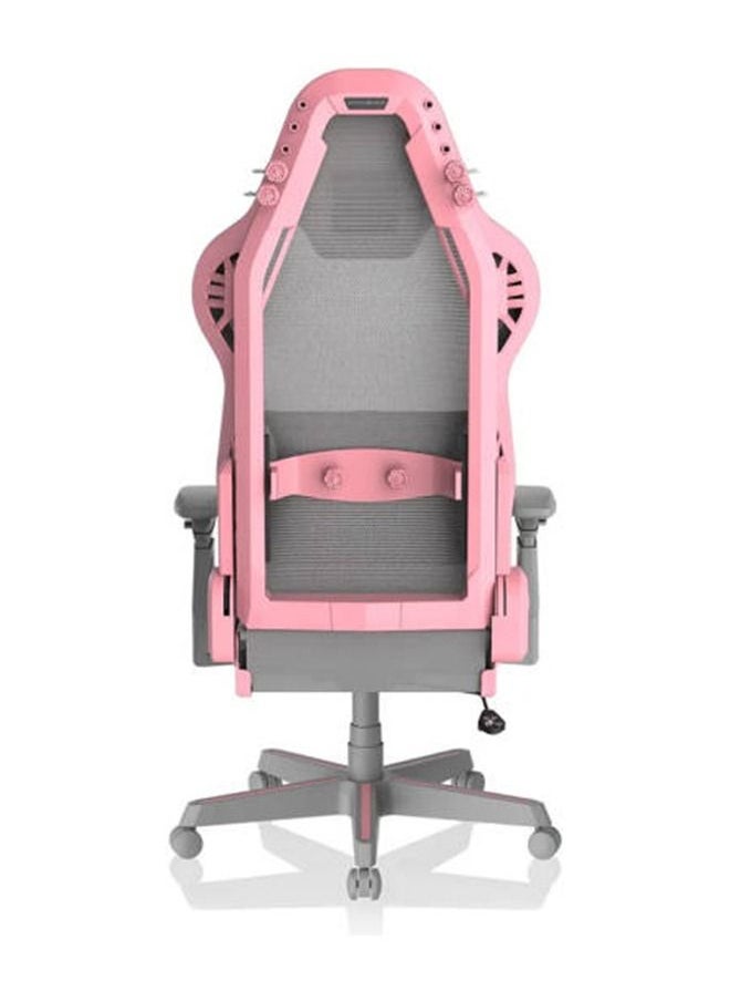 DXRacer - DXRacer Air 3 Gaming Chair, Ultra-Breathable Mesh, Adjustable Armrests, Magnetic Lumbar Support, Memory Foam Headrest, Modular Design, Pink & Grey - Image 1