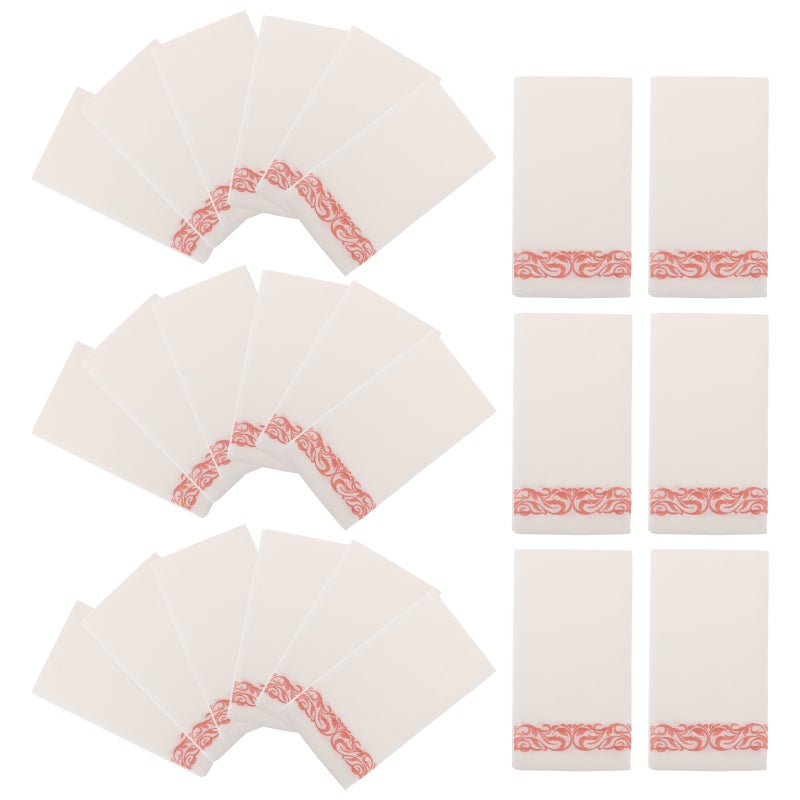 50 Sheets Reusable Paper: Luncheon Napkins For Party Table Decor - Printed Dinner Hand Towels For Wedding Banquet Guest Serviettes - Image 5