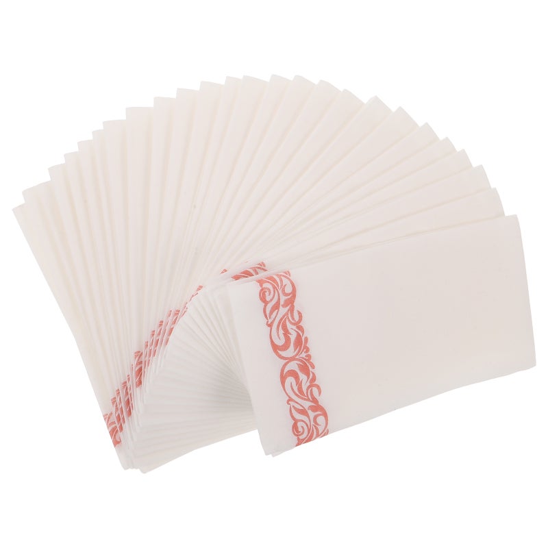 50 Sheets Reusable Paper: Luncheon Napkins For Party Table Decor - Printed Dinner Hand Towels For Wedding Banquet Guest Serviettes - Image 1