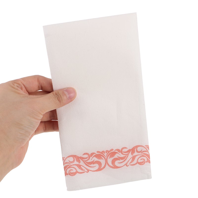 50 Sheets Reusable Paper: Luncheon Napkins For Party Table Decor - Printed Dinner Hand Towels For Wedding Banquet Guest Serviettes - Image 2
