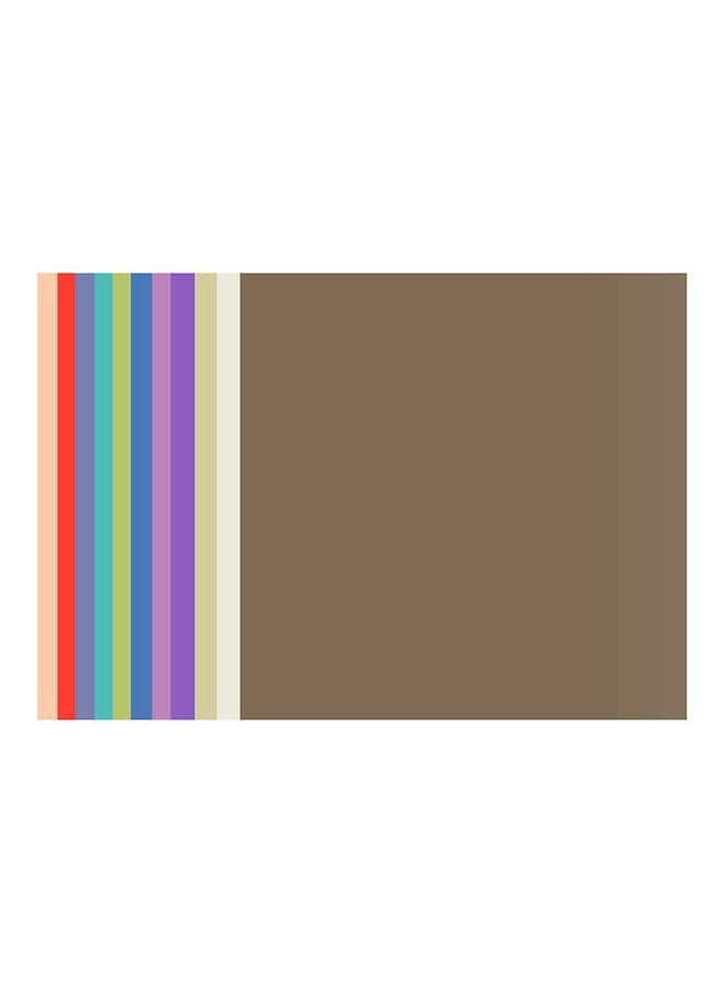 Generic 11 Colors/set Transparent Gel Lighting Filter 30 * 30cm/ 12 * 12in Coloured Overlays Tinted Correction Gels Light Filters Plastic Sheets for LED Light Studio Flash Strobe DJ Light  - Image 5