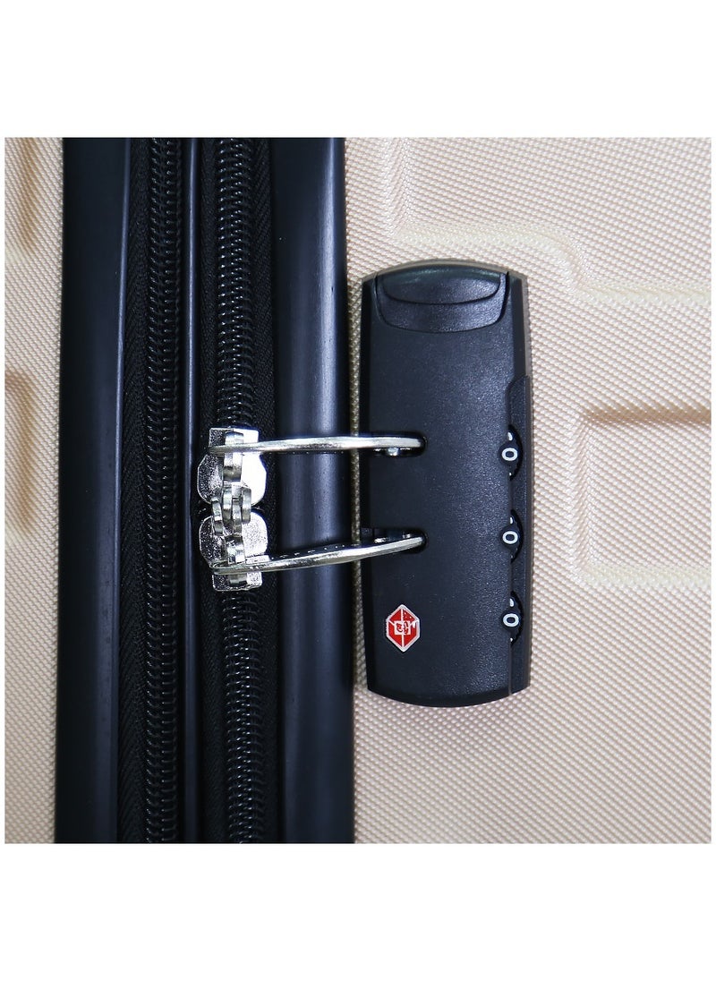 GIORDANO - Giordano Hardshell Luggage Trolley 4 pcs Set,Champagne - Image 1