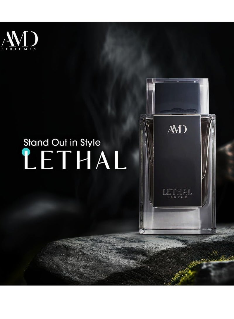 AMD Perfumes Lethal By AMD Perfumes Men and Women Fragrance EDP 100ml  - Image 4