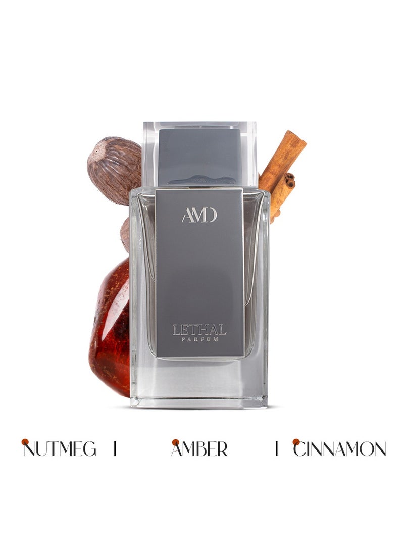 AMD Perfumes Lethal By AMD Perfumes Men and Women Fragrance EDP 100ml  - Image 2