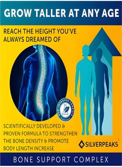 BIYODE Growth Capsules to Grow Taller Height Growth Maximizer with Calcium for Bone Strength Natural Get Taller Supplement to Increase Bone Growth Free of Growth Hormone  - Image 3