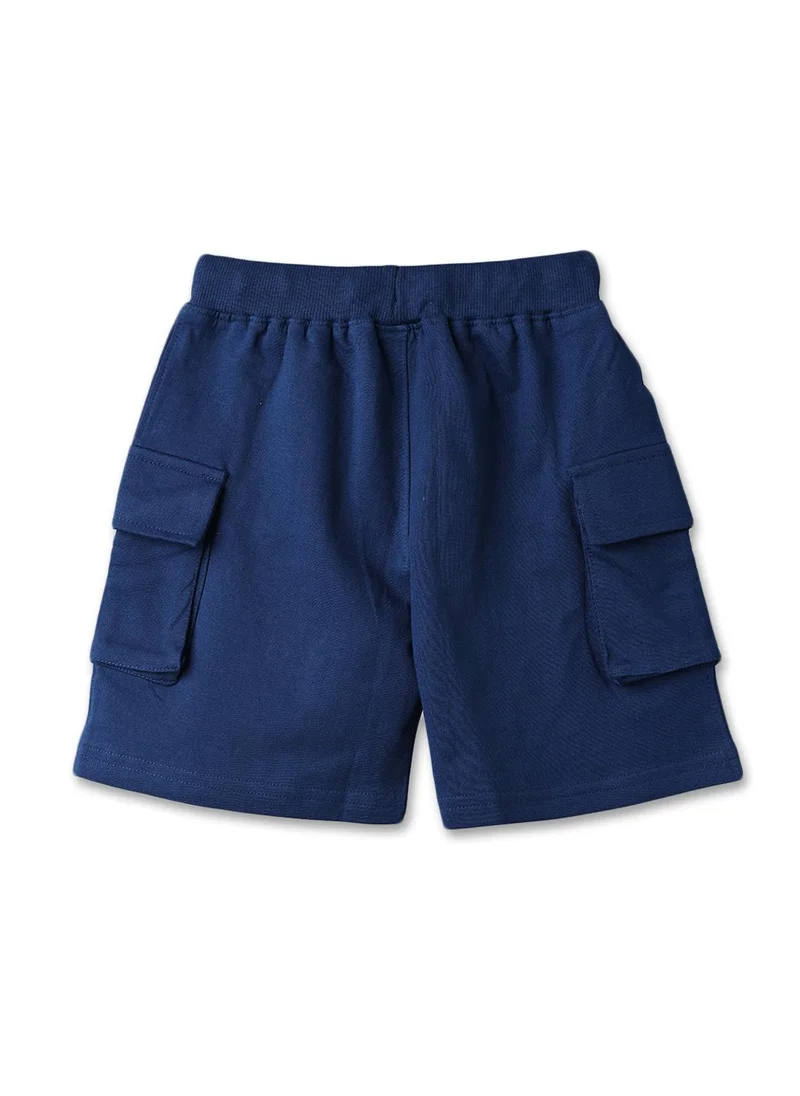 نوتيناتي Nautinati Boys' Cotton Graphic Printed T-shirt and Cargo Shorts