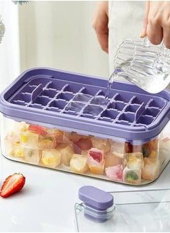 Ice Cube Tray with Lid and Freezer Tray, Small Silicone Ice Cube Molds with 2 Trays for One-Key Ice Making, H - pzsku/Z03C1712BCFADFC9B732BZ/45/_/1725893822/c59820c9-b4b5-4b5b-93a2-b0a150567d15