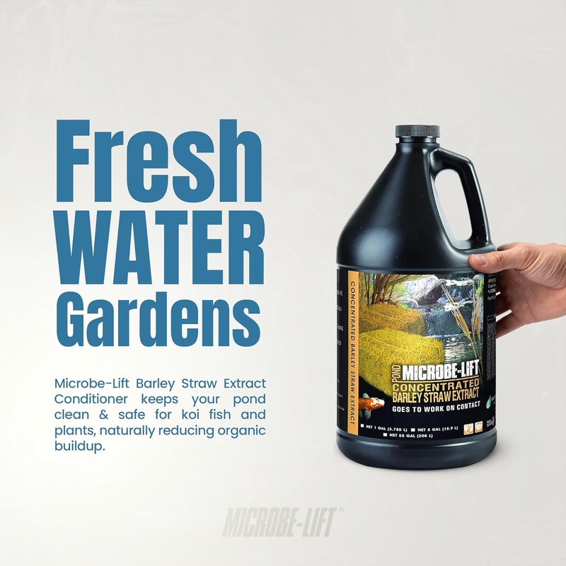 Microbe Lift MICROBE-LIFT Concentrated Barley Straw Extract for Ponds - 1 Gallon - Image 2