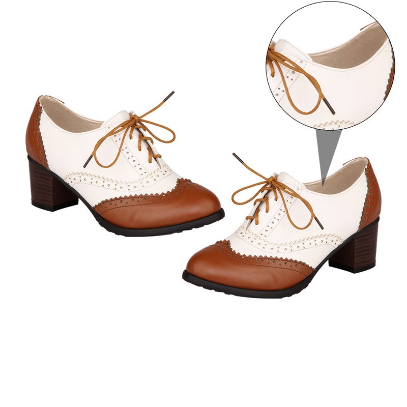 1 Pair of Lady Shoes Stylish Shoes High Heel Shoes Lacing Footwear for Women - Image 3