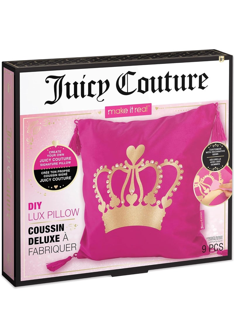 Juicy Couture DIY Deluxe Pillow with Gems & Tassels - Image 1
