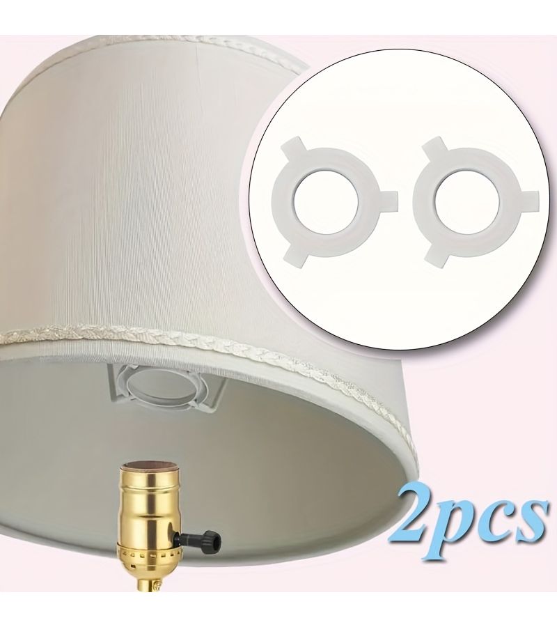 2pcs E27 to E14 Lampshade Reducer Rings Converter Bracket Adapter - Image 1