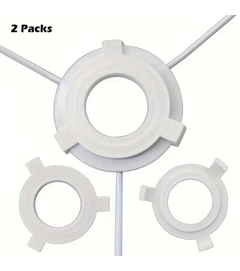 2pcs E27 to E14 Lampshade Reducer Rings Converter Bracket Adapter - Image 2