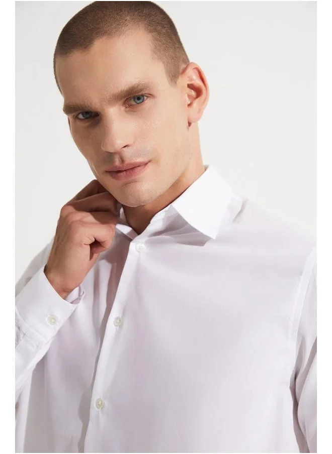 جون June Exclusive Men Casual Shirt White