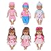 ARTST Doll Clothes12 inch Baby Doll Clothes6 SetsInclude 4 Hats 1 Bowknot for 101112 inch Baby - Image 3