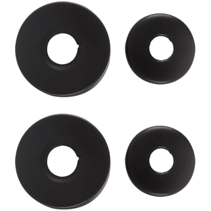 4 PCS FAUCET DECORATIVE COVER,PIPE COVER, THREADED FAUCET,FOR RADIATOR PIPES, TAPS, RADIATORS - Image 1