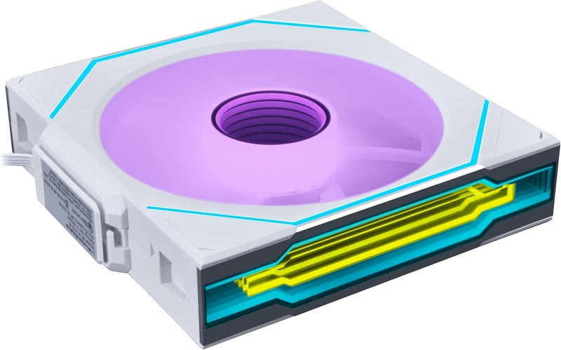 ليان لي مروحة ليان لي UNI Fan SL-Infinity Wireless - 120 حزمة فردية - تحكم بإشارة لاسلكية 2.4 جيجاهرتز - مروحة ARGB - مرآة مزدوجة اللانهاية - ضوضاء منخفضة - لا تتضمن وحدة تحكم ومطلوبة - أبيض (12SLIN1W1W) - Image 1