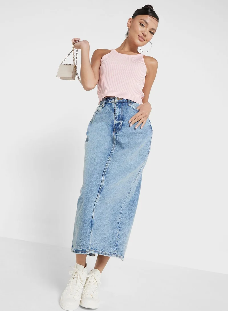 Ginger Ribbed Vest