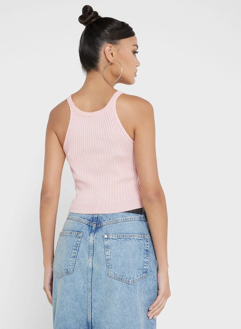 Ginger Ribbed Vest