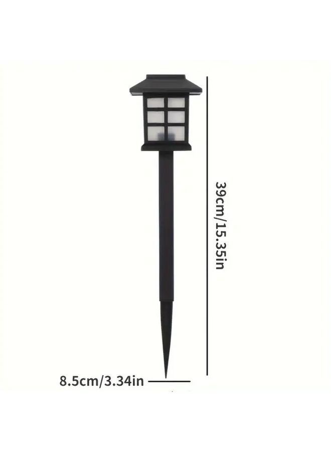6 قطع أضواء حديقة المنزل الشمسية دافئة بيضاء ديكور مسار خارجي - Image 5