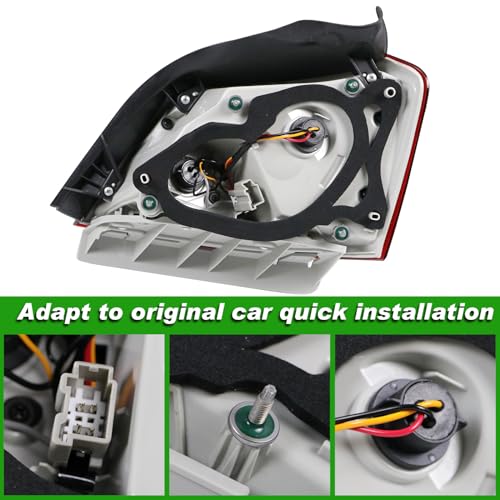 Lochnchn Rear Tail Lights Compatible with Chevy Impala 2014-2020 Outer Taillight Assembly Brake Lamp Left Driver Side Replace 84247728 GM2804116 - Image 4