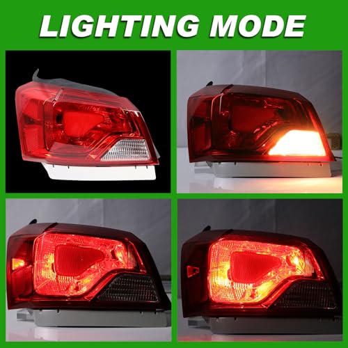 Lochnchn Rear Tail Lights Compatible with Chevy Impala 2014-2020 Outer Taillight Assembly Brake Lamp Left Driver Side Replace 84247728 GM2804116 - Image 3