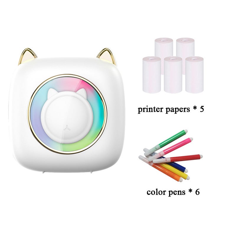 New Wrong Question Mini File Printing Ink-Free Printing Bluetooth Connection Convenient Machine Batch Portable - Image 1