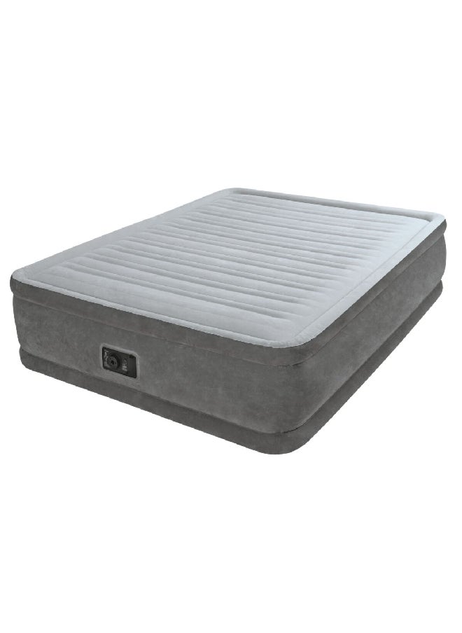 INTEX Comfort Plush Luxurious Queen Size Inflatable Air Bed Grey 19.304 x 46.228 x 36.576 cm 64414  - Image 1