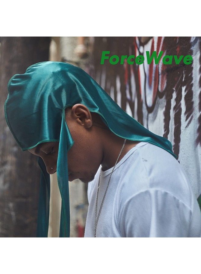 ForceWave 10 Pieces Silky Durags Long Tail For Women Men Satin Durag 360 Wave，Dorag 10 Colors - Image 5