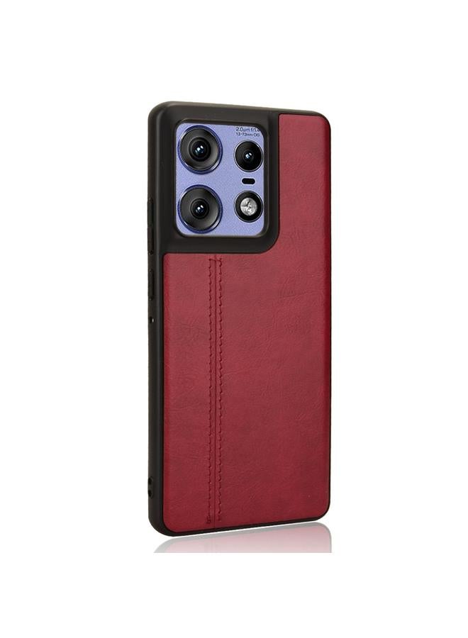 S-TOP Case For Motorola Edge 50 Pro Cow Pattern Sewing Card Bag Phone Case - Image 4