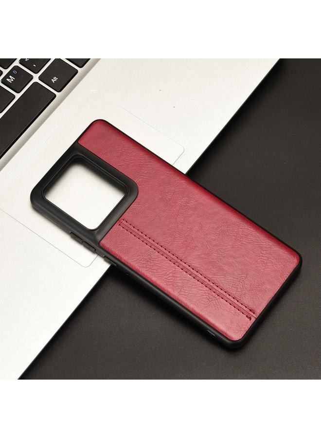 S-TOP Case For Motorola Edge 50 Pro Cow Pattern Sewing Card Bag Phone Case - Image 2