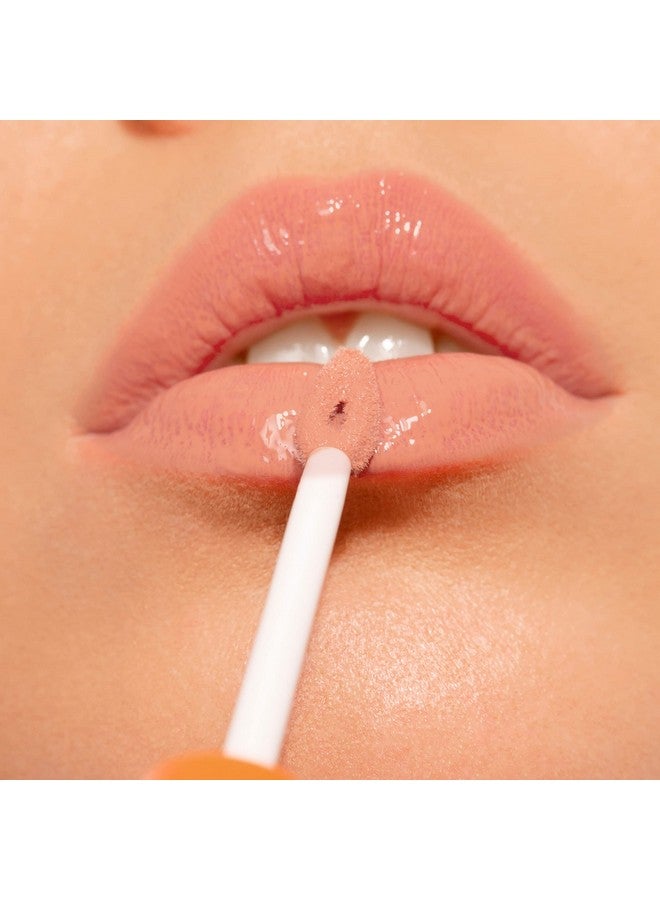 3INA Makeup Vegan Cruelty Free The Lip Gloss 369 Brown Pink Lip Gloss Mirror Effect Glossy Look Creamy Texture Highly Pigmented Lip Gloss With Wand - Image 4