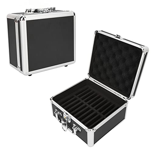 Mrisata Hard Drive Storage Box Hard Drive Case Hard Drive Storage Case Hard Drive Carrying Case 25in Hard Drive Storage Box 20 Bays Double Protection Convenient Handle Hard Drive Case - Image 3