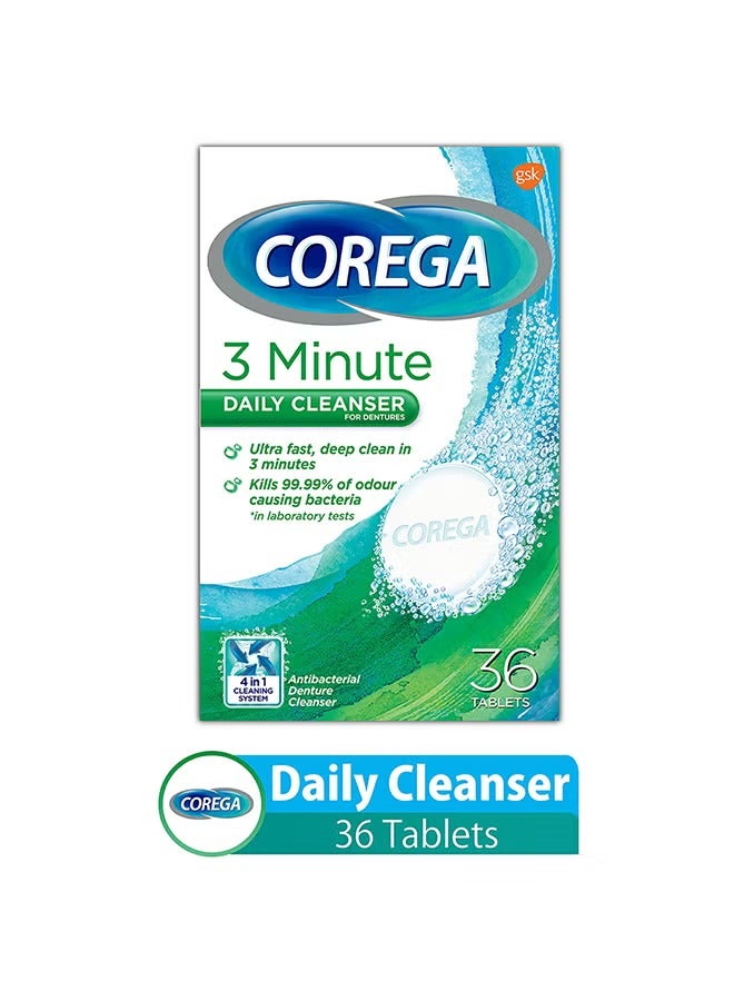 COREGA Tabs Denture Cleaning 36 Tabs