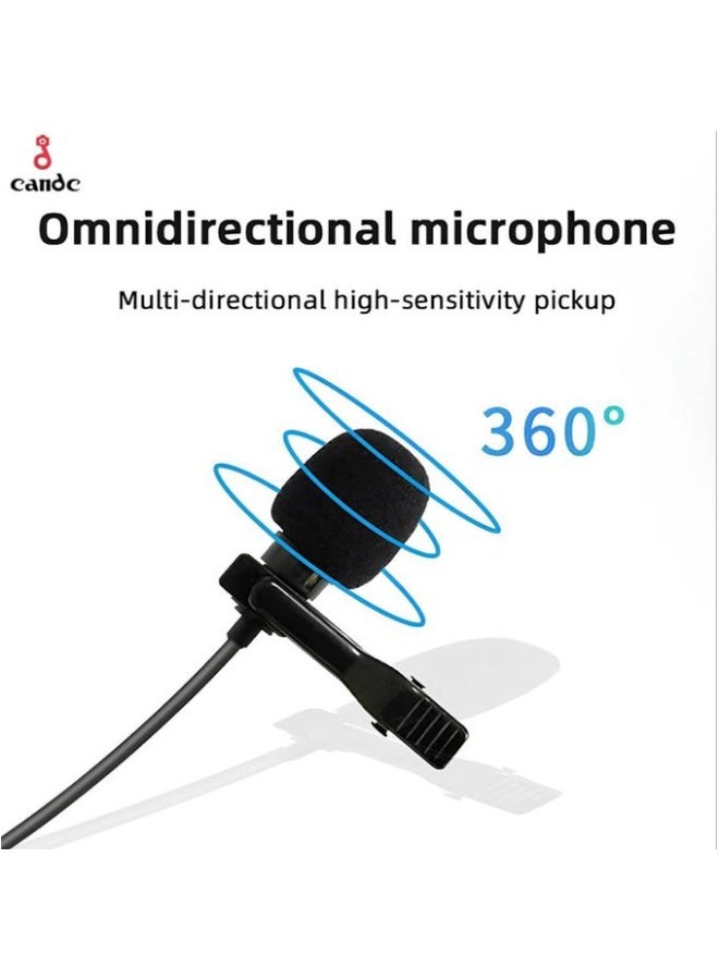 كاند سي ميكروفون ياقة احترافي Candc DC-C5 (Lavalier) - Image 4