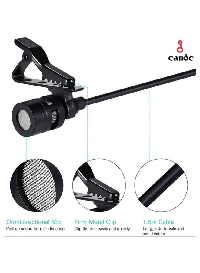 كاند سي ميكروفون ياقة احترافي Candc DC-C5 (Lavalier) - Image 3