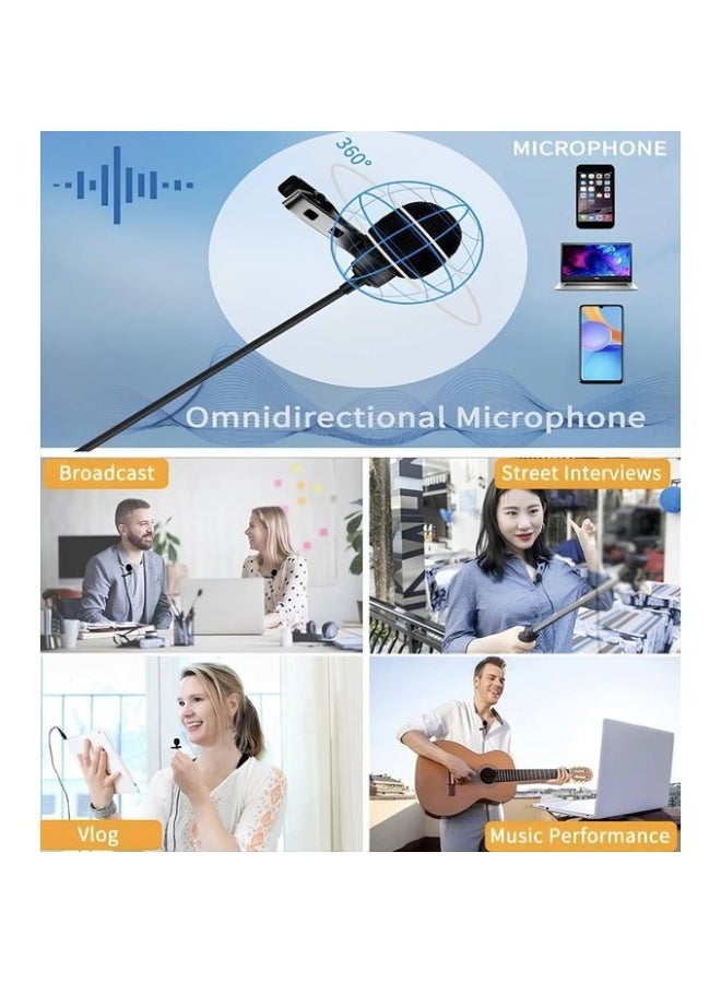 كاند سي ميكروفون ياقة احترافي Candc DC-C5 (Lavalier) - Image 5