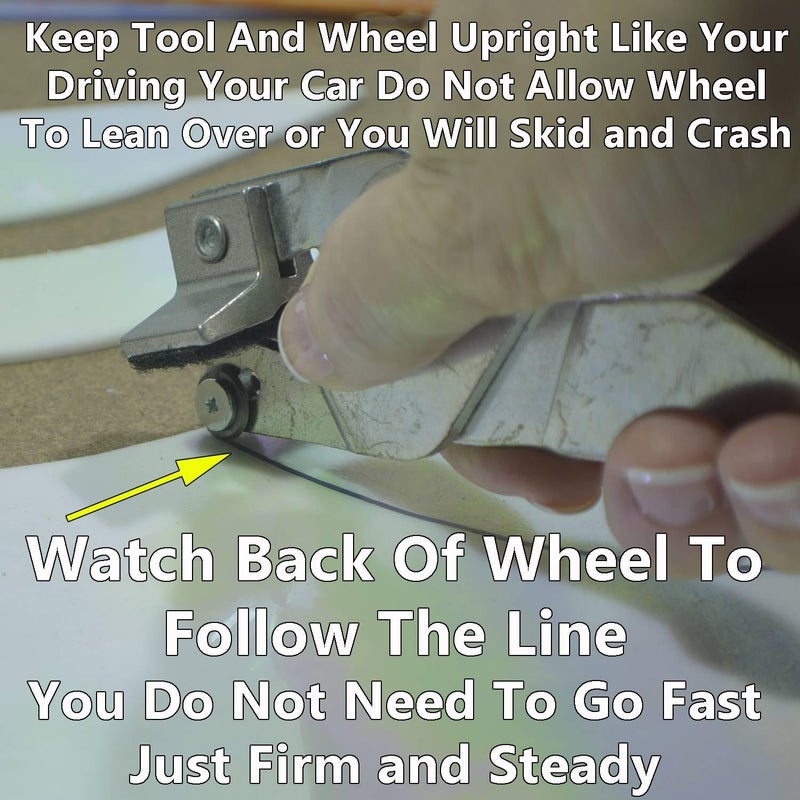 The Amazing Tile And Glass Cutter Mirror Cutter for Thick Glass or Mirror Tiles 2 Tools in 1 Mirror Cutting Tool and Glass Breaking Tool, Easy to Use Glass Cutter for Mirror Videos and Instructions How to Cut Mirror and Stained Glass - Image 5