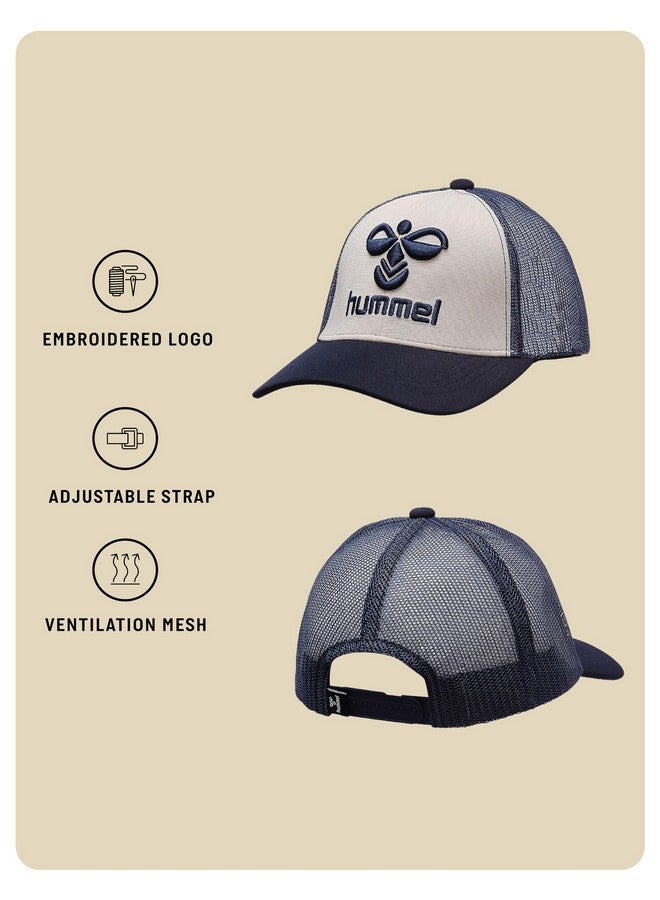 هامل قبعة hummel Flex للجنسين باللون الأزرق الداكن | مقاس قابل للتعديل | مريحة | قبعة بيسبول | مثالية للرياضات الخارجية والحماية من الشمس | أنيقة | متينة - Image 2