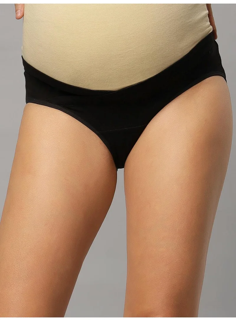 TUMMY  Bamboo Cotton Low-waist Maternity Panty Pack of 10 - Multicolor Pack for Women | Best Price UAE