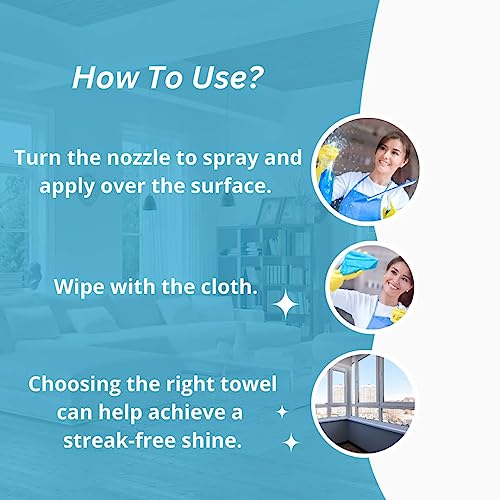 URBA Glass cleaner 5 Ltr with 500 Ml, Household Shine Booster, Pro Glass & Multi-Surface Cleaner & Disinfectant, 5 Ltr with 500ml Free - Image 4