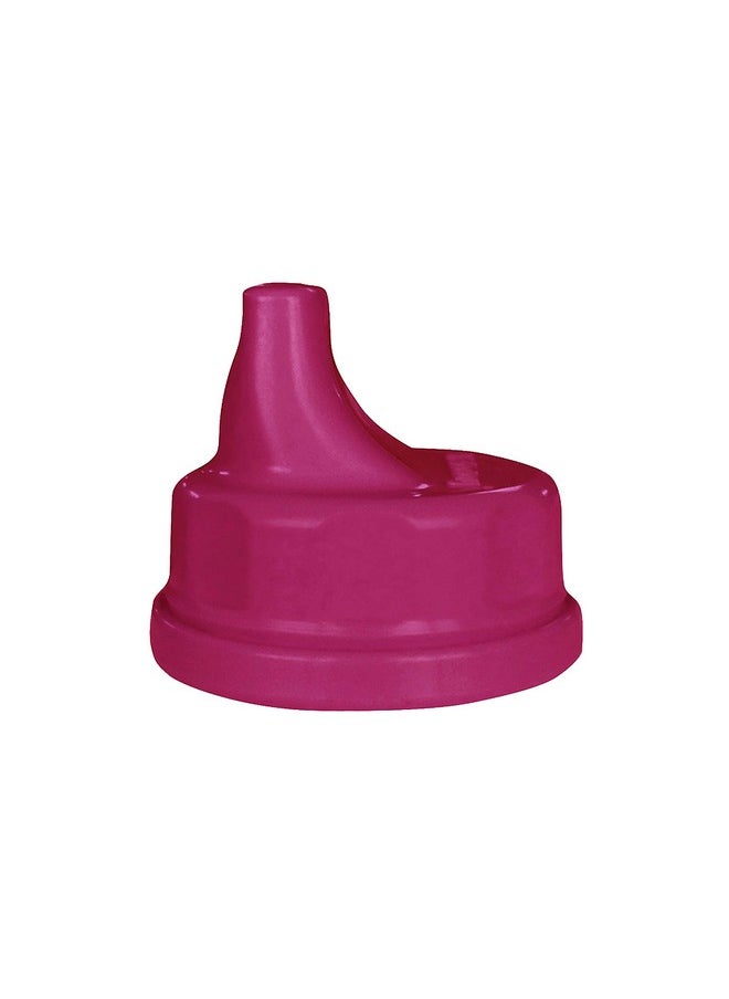lifefactory Sippy Caps For 4Ounce And 9Ounce Bpafree Glass Baby Bottles Raspberry 2 Count  - Image 1