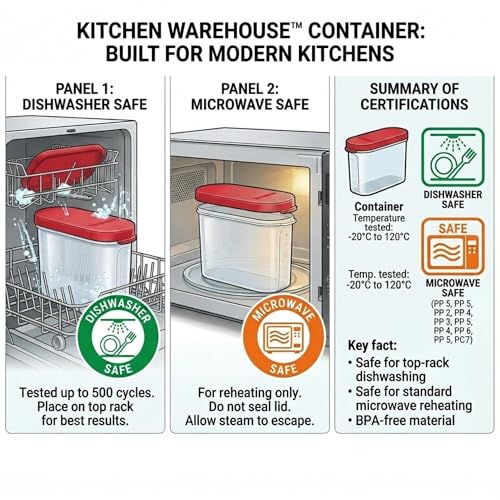 Mahaware Modular Mini Oval Kitchen Storage Box Set of 9 (150ml) – Airtight Food Container for Spices & Masala, Plastic Grain Jar & Multipurpose Organiser Set for Pantry, Red - Image 2