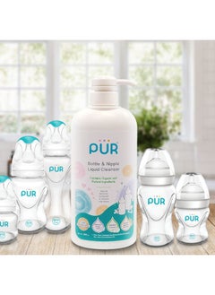 Pur Eco-friendly baby bottle washing liquid with 100% natural ingredients, 500ml  - Image 2