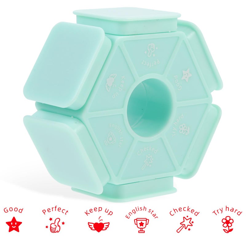 Green Motivational Teacher Stamp For Classroom Homework Grading Supplies - Image 2
