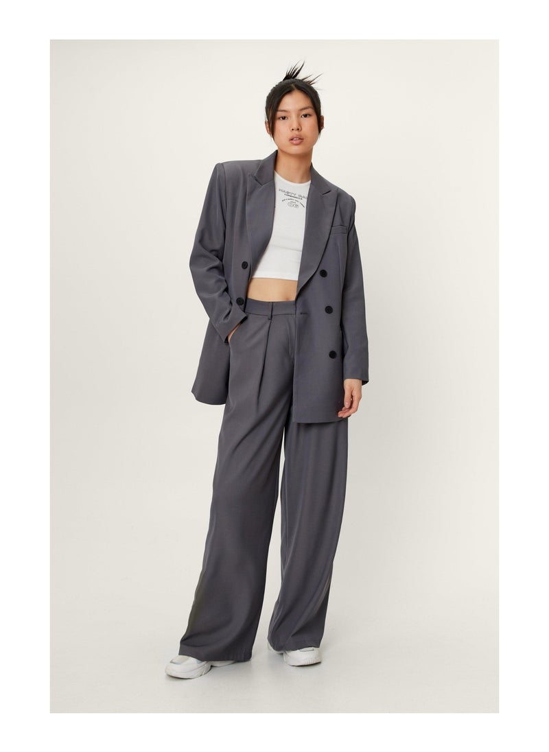 NASTY GAL - Oversized Double Breasted Tailored Jacket - Image 1
