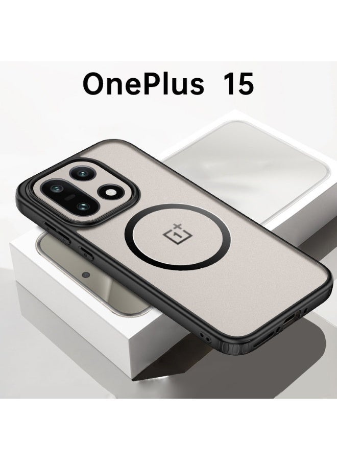 general Back Case Cover for OnePlus 15 Back Cover Metal Camera Guard Acrylic Clear Protective Back Cover for OnePlus 15 - Image 3