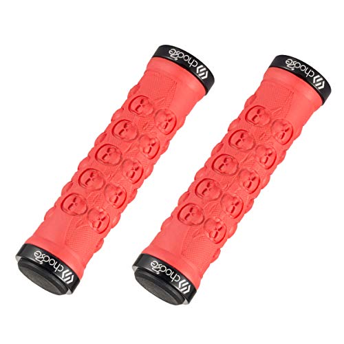 Choose Mountain Bike Grips - Double Lock On MTB Grips for BMX & Folding Bikes - Red - Image 4