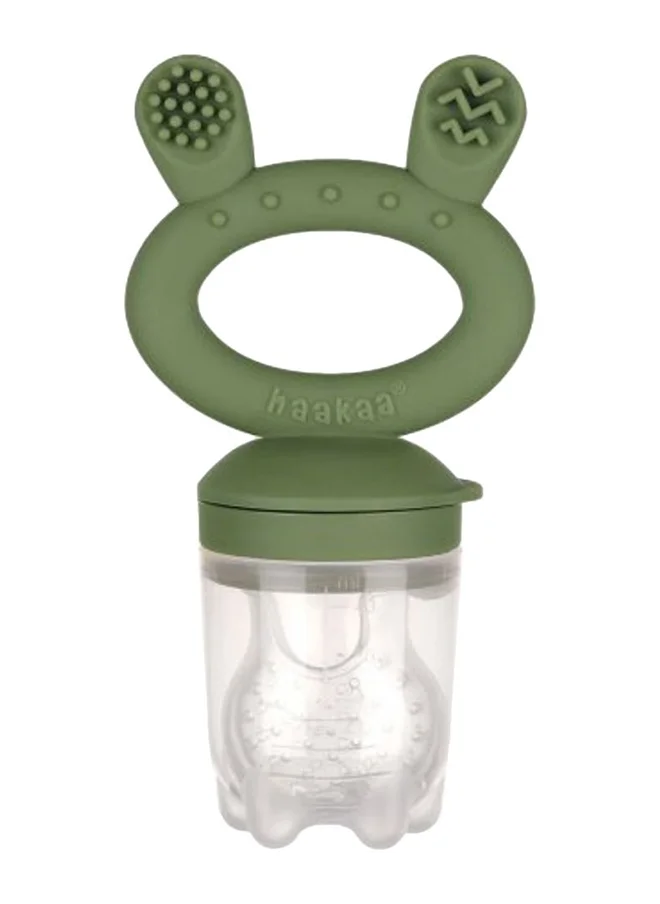 haakaa Fresh Food Feeder And Cover Set - Olive Green