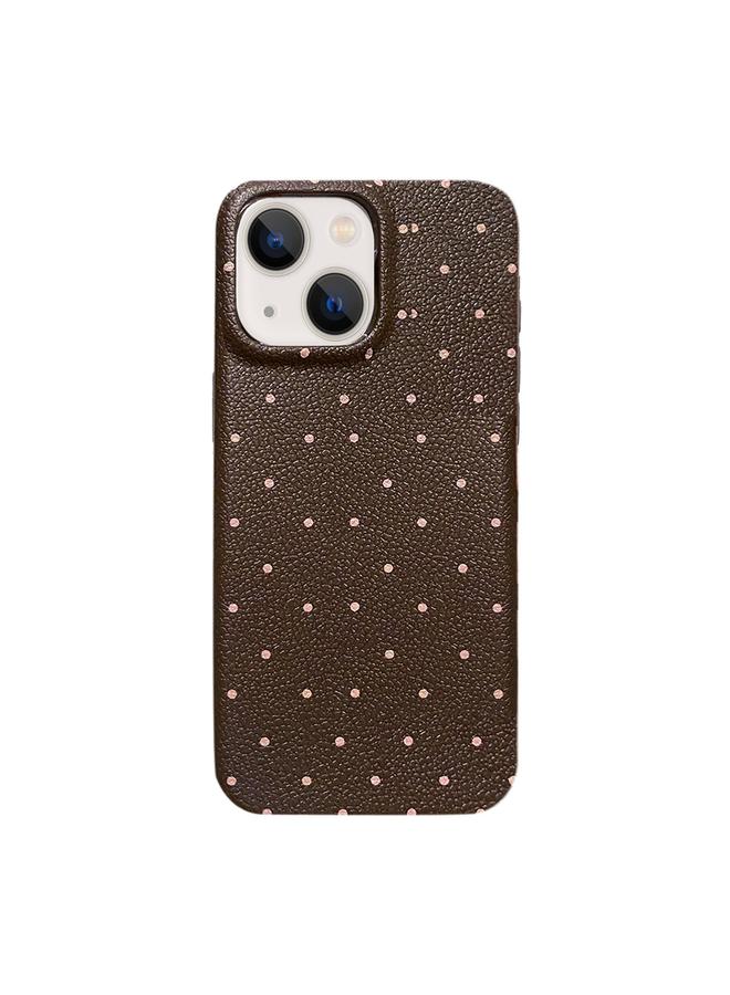 اس-توب جراب لهاتف iPhone 15 Plus من السيليكون بنقاط الدوبامين - Image 1