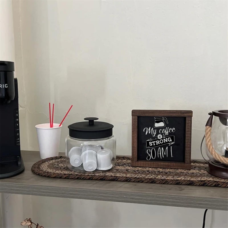 JAJADO Farmhouse Kitchen Silk Screen Stencil Reusable Self Adhesive Stencil, Coffee Quotes Homemade Bakery Farmhouse Sign Making Burning Stencils for Painting On Wood/Ceramic/Fabric Art Craft 8.5x11â€œ - Image 4